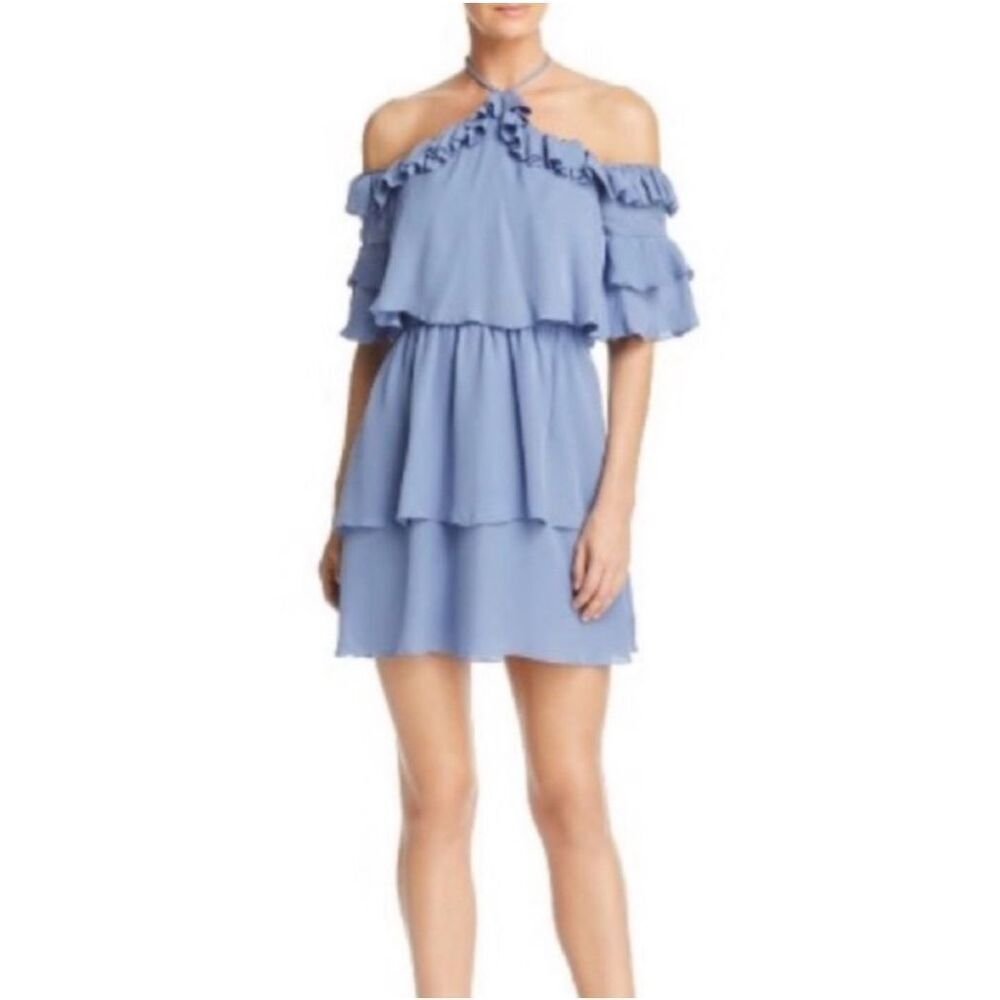 NWT Parker Lorenzo Silk Dress Silk Silver Lake Size 6